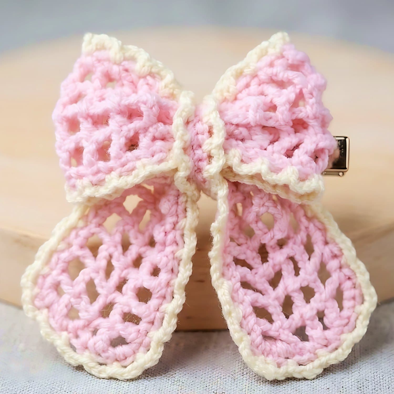 Mesh Bow Hair Clip