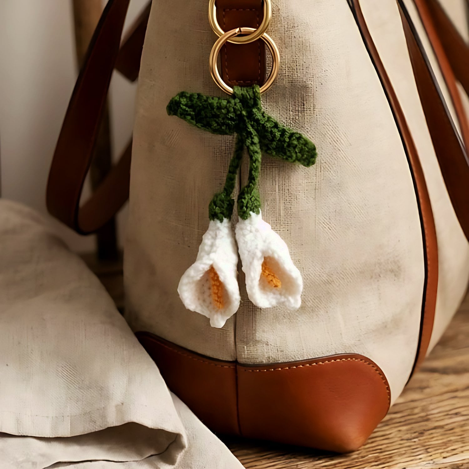 Calla Lily Bag Charm